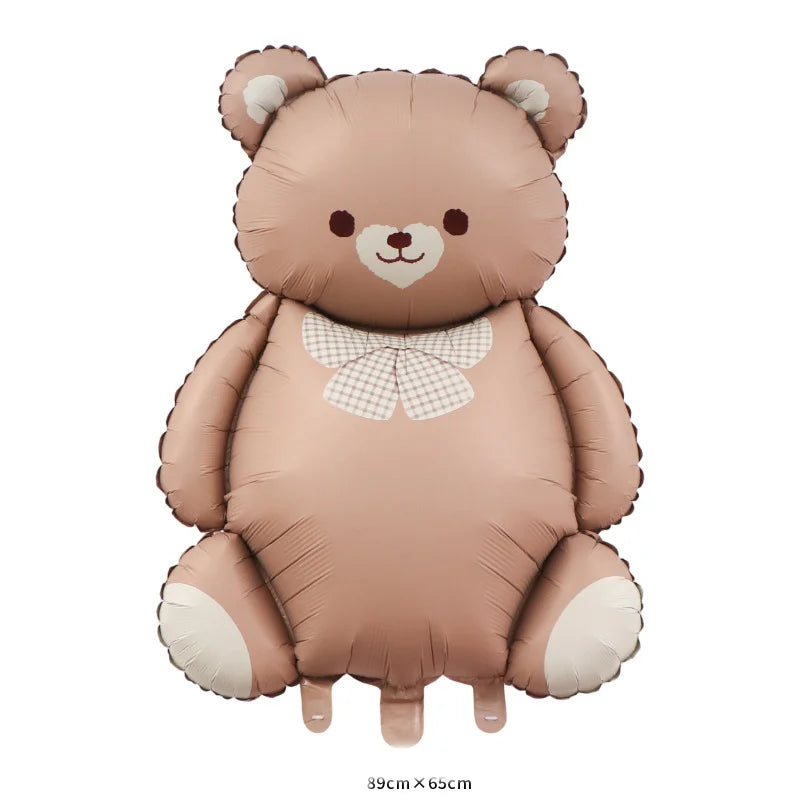 Frosted Bear Retro Love Balloon