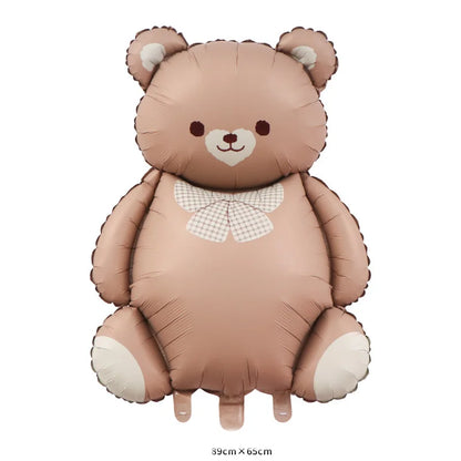 Frosted Bear Retro Love Balloon