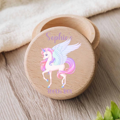 Custom name box for milk Teeth storage collect Keepsake , Baby shower