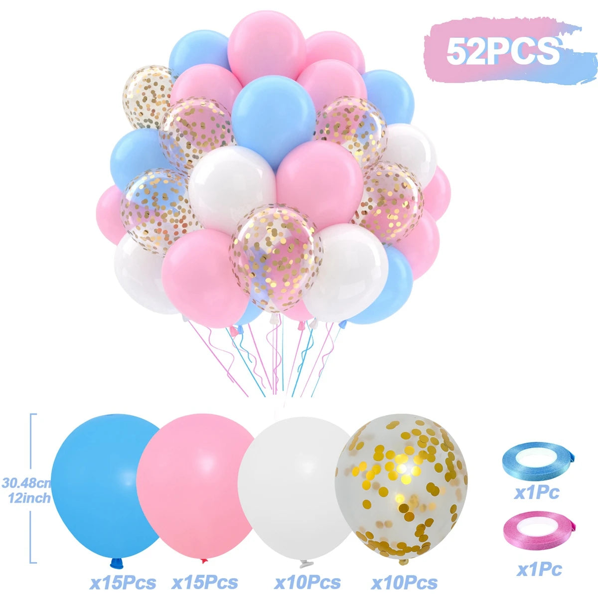 Balloons Pearl Latex 31/36/37/51/101Pcs