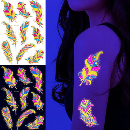 Luminous waterproof tattoos