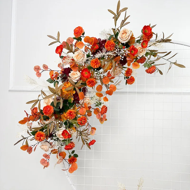 Artificial Crescent Flower Table & Arch Decoration