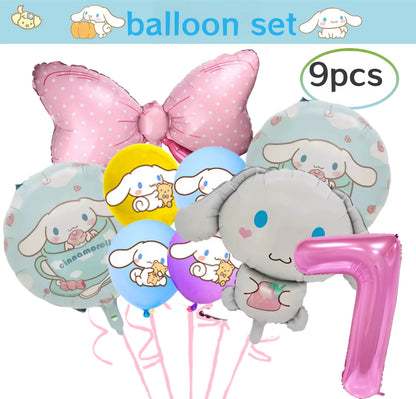 Cinnamon party decorations kit