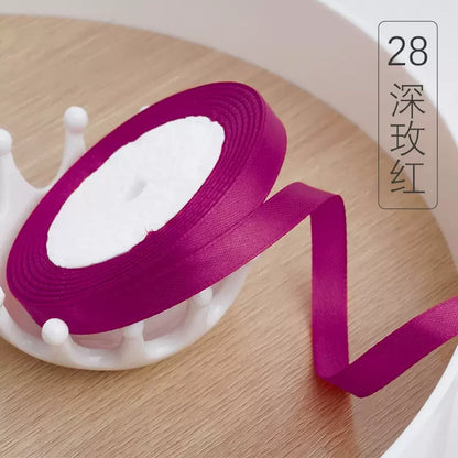 Wide Satin ribbon 22meter/roll 10mm