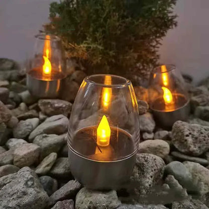 Outdoor LED Solar Candle Lamp