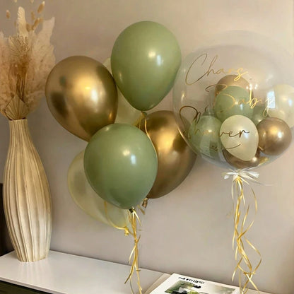Retro Olive Green Balloons