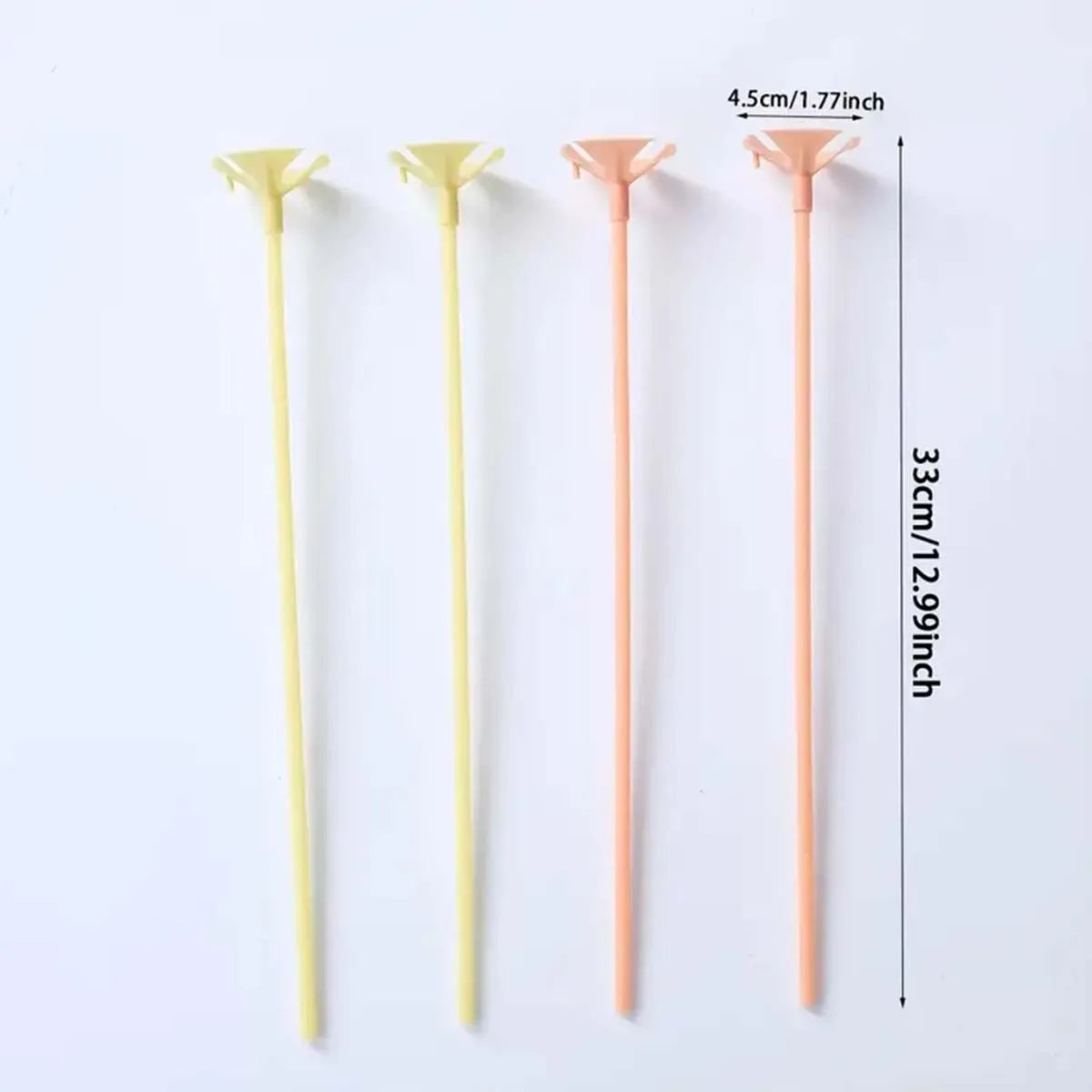 20/40pcs Mixcolor 32cm balloon stick rods