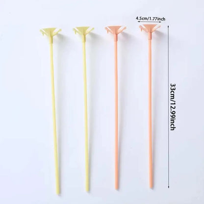 20/40pcs Mixcolor 32cm balloon stick rods