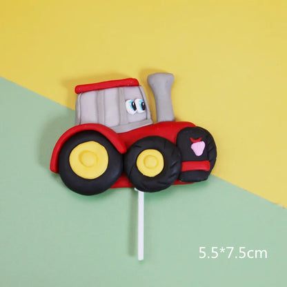 Farm animal party cake decoration 1pcs