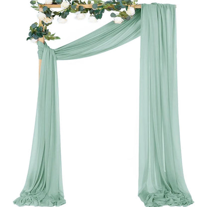 Chiffon Fabric Drapes for Wedding Arch  6/10M