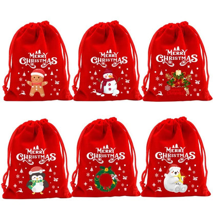 12/24pcs Xmas Party Favor Bags