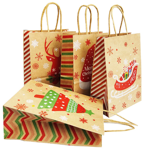 4pcs Christmas Paper Gift Bagsba