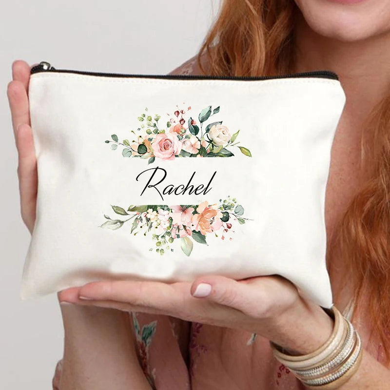 Custom  name cosmetic bag