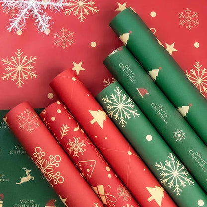10/1PCS Christmas Kraft Wrap