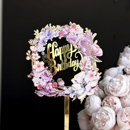 New 3D Color Printing Cake Topper