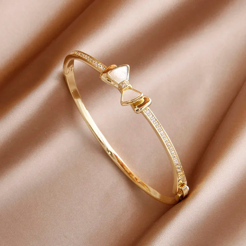 Sabina zircon & crystal bangles & bracele