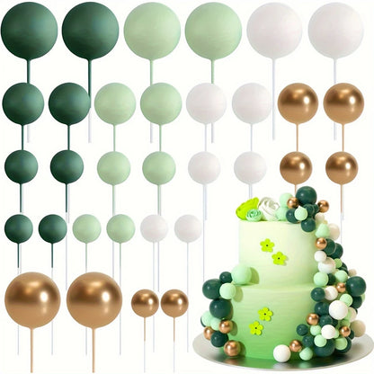 20Pcs Gold & Silver ball decoration