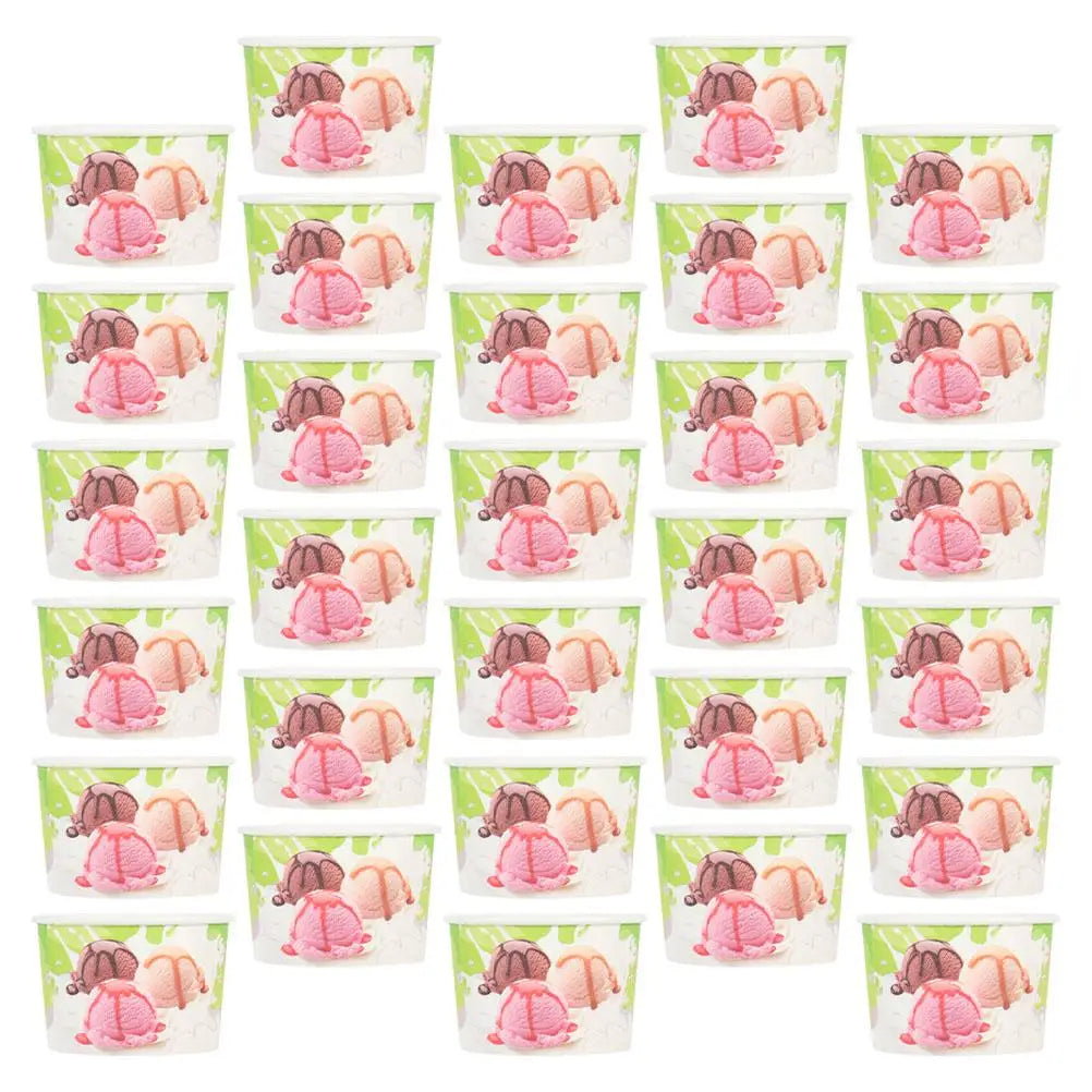 Ice cream cups 200 Pcs  Disposable 75ml