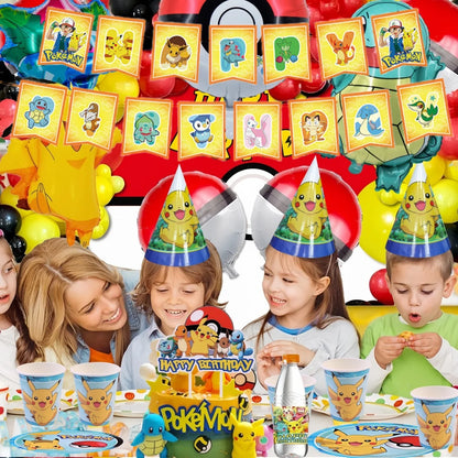 Pokemon Pikachu Happy Birthday Banner