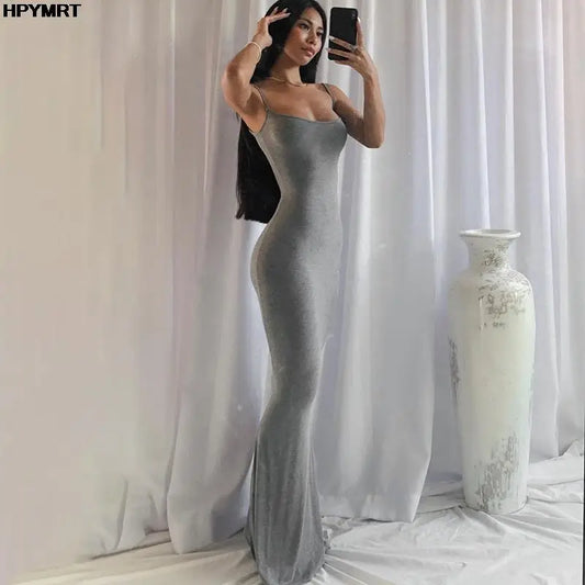 Eleana Satin Slip Maxi Dress