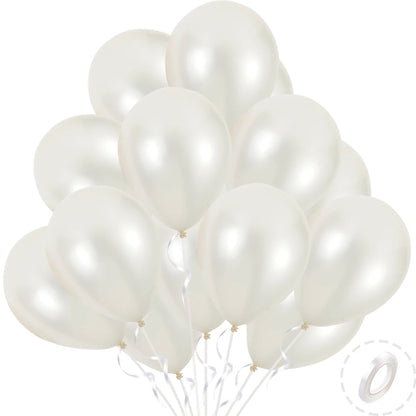 White Pearl Balloons  5/10/12inch