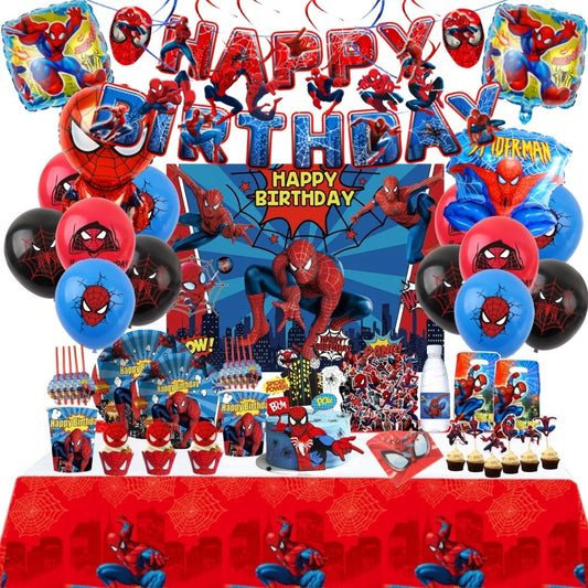 Spiderman theme decorations