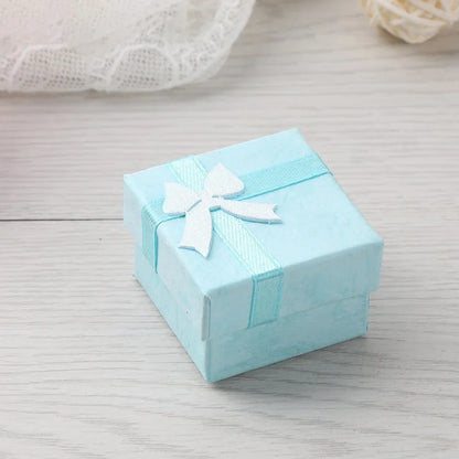 12pcs Jewelry packaging box Multi-color 4*4*3CM
