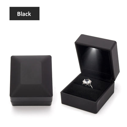 Luxury LED jewelry ring box 1 Pcs
