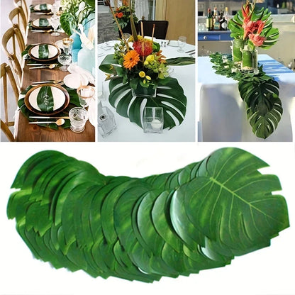 Hawaii Palm Leaf back theme 
Mat 10pcs