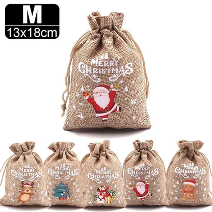 30/1pcs Snowman Candy Packaging Bags