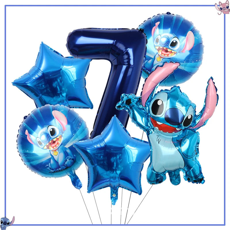 Disney Stitch Birthday Party Decoration Supplies New Lilo Stitch Balloon Baby Shower Aloha Paper Cups Plates Napkins Tablecloth