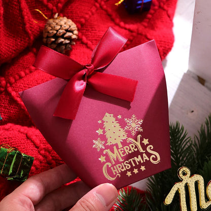 10pcs Hot Stamping Christmas Gift Boxes