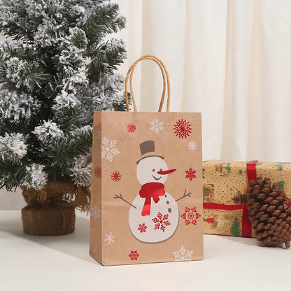 Santa Kraft Gift Packaging Bags