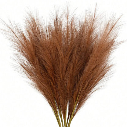 Red Artificial Pampas ,55cm/21.65in  5/10/20pcs