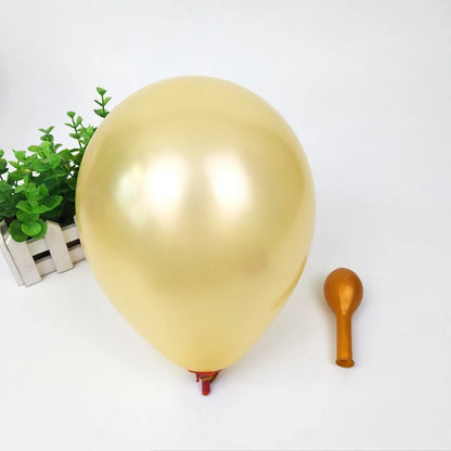 Shiny Pearl Balloons – Pink, Blue & White (5/10/12in)