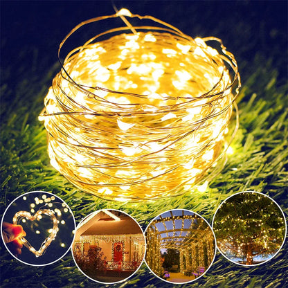 20M Decorative Copper Fairy Lights 200LED