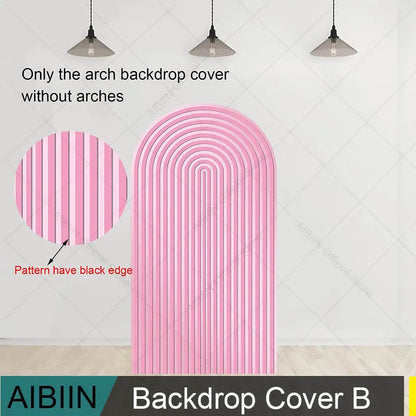 Arch backdrop cover fabric