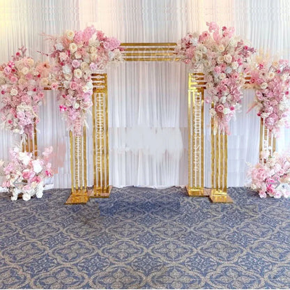 Gold Square arch - stand