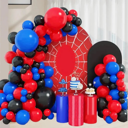 Spiderman balloon arch
