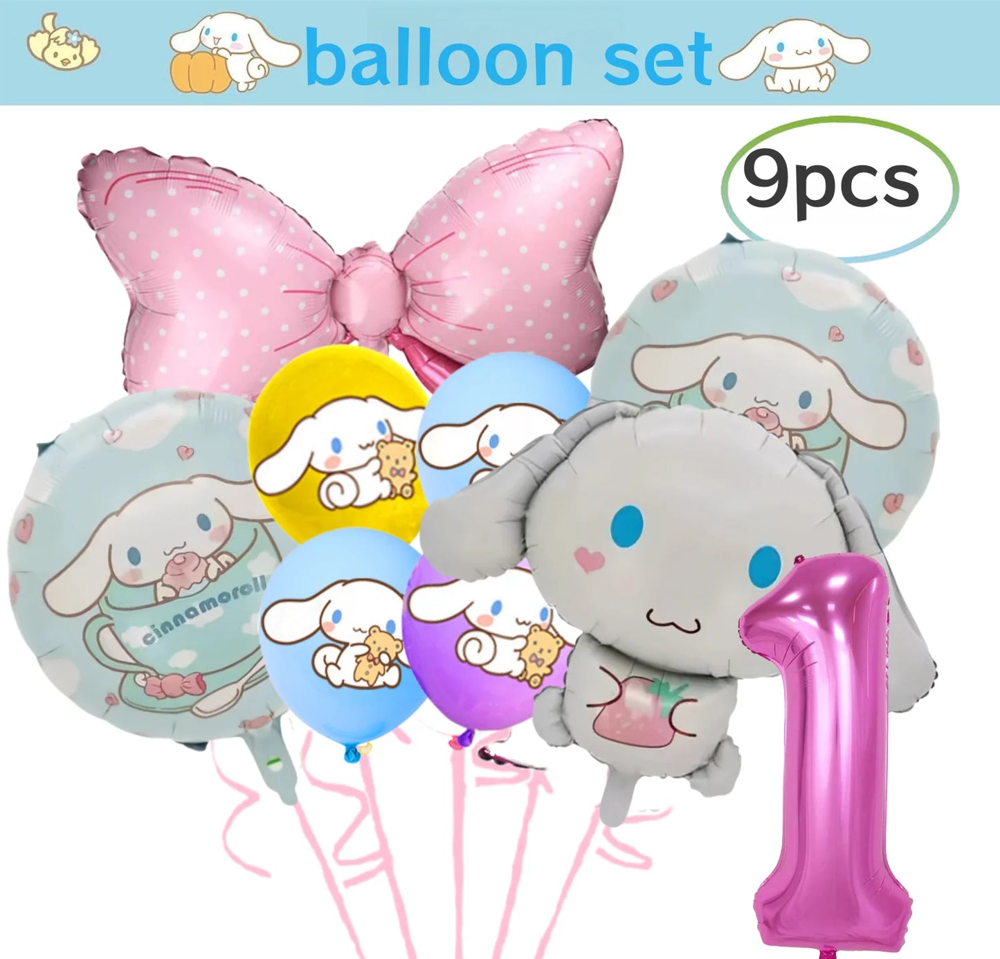 Cinnamon party decorations kit