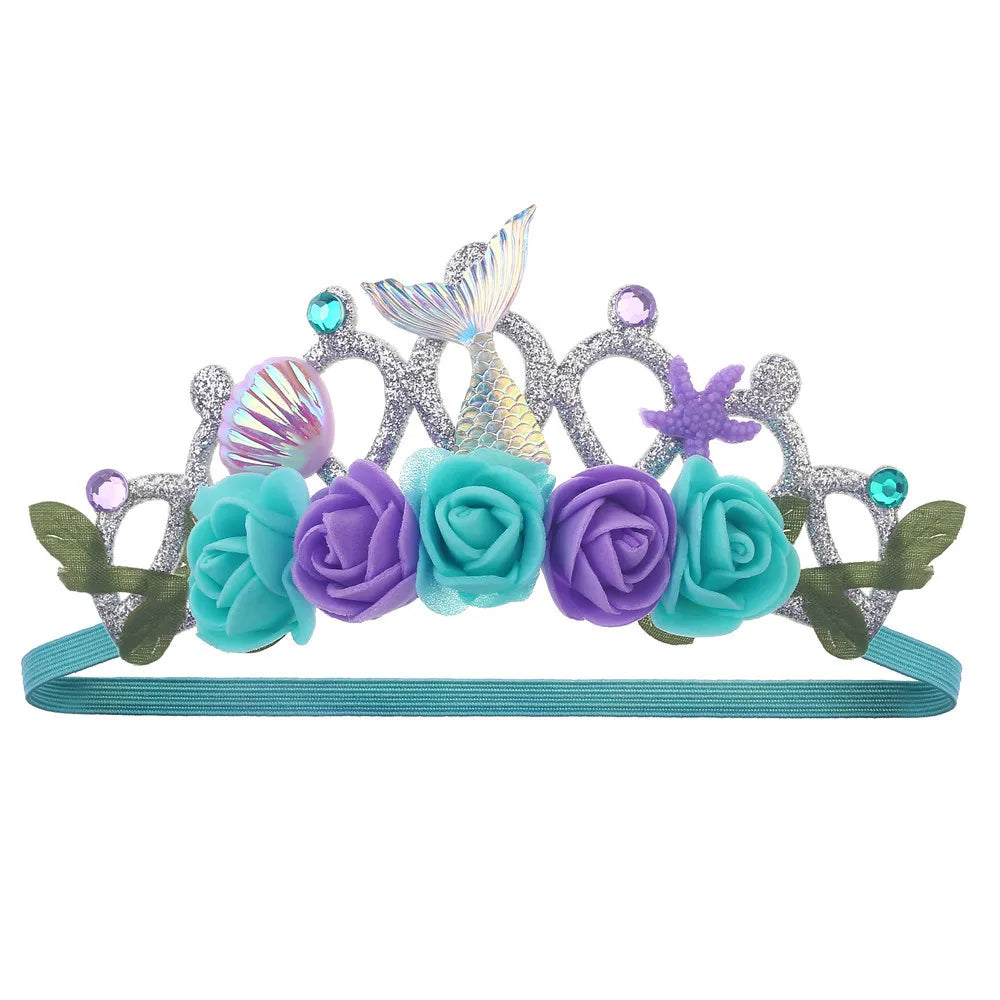 Mermaid headband & crown