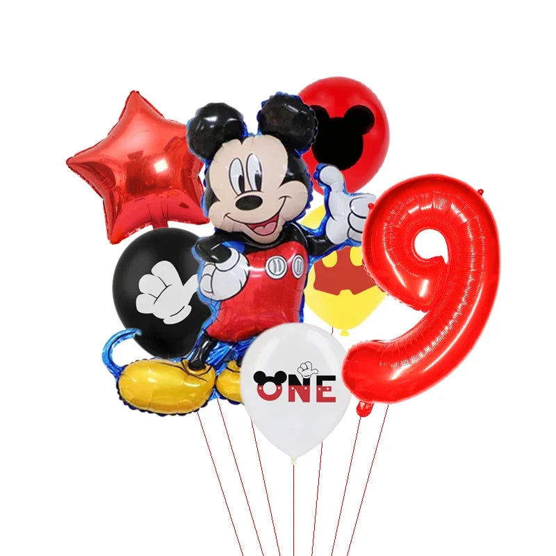 Mickey Mouse Balloon  set 7 Pcs