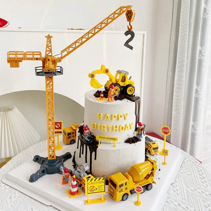 Engineering-vehicles for cake decoration