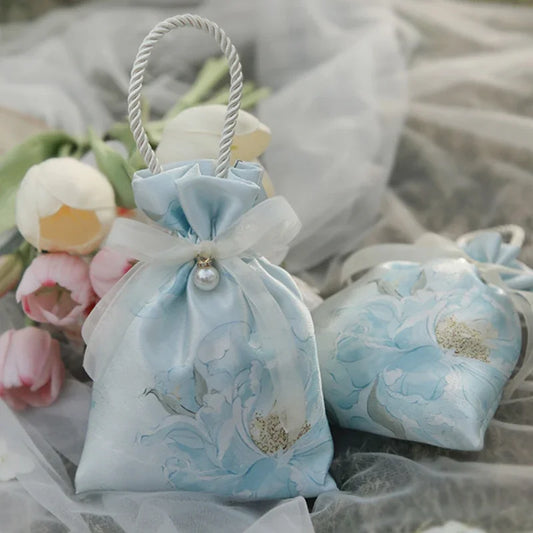 Flower Drawstring Gift for Candy 1Pc