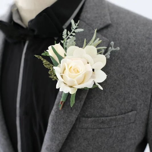 Boutonnieres flowers groomsmen