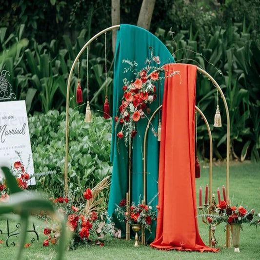 Arched iron frame removable portable 1pc