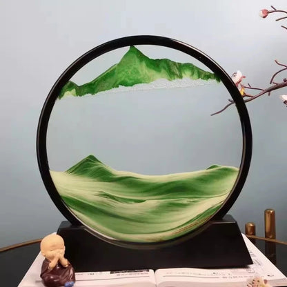 3D Quicksand hourglass moving art picture