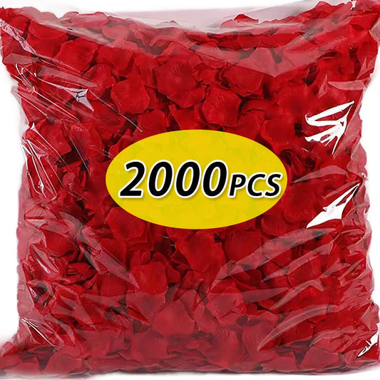 2000/100Pcs Artificial fake rose petals