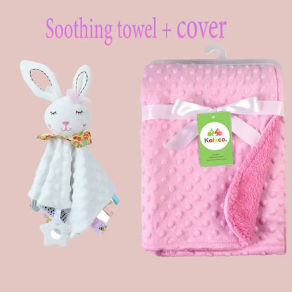 Personalized name baby blankets , stroller , sleeping dolls