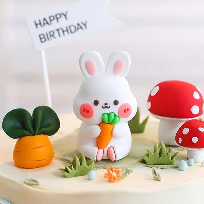 Carrot ornament  Bunny cake